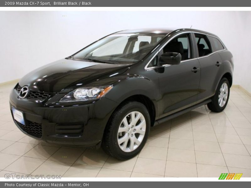 Brilliant Black / Black 2009 Mazda CX-7 Sport