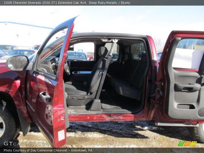 Deep Ruby Metallic / Ebony 2008 Chevrolet Silverado 1500 Z71 Extended Cab 4x4