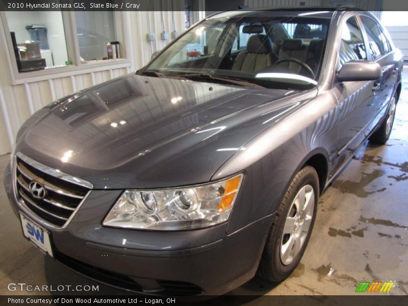 Slate Blue / Gray 2010 Hyundai Sonata GLS