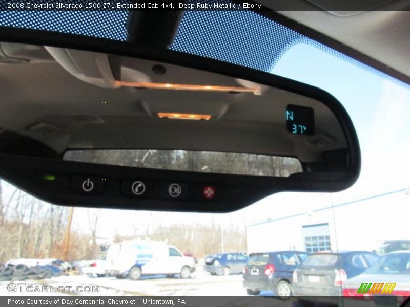 Deep Ruby Metallic / Ebony 2008 Chevrolet Silverado 1500 Z71 Extended Cab 4x4