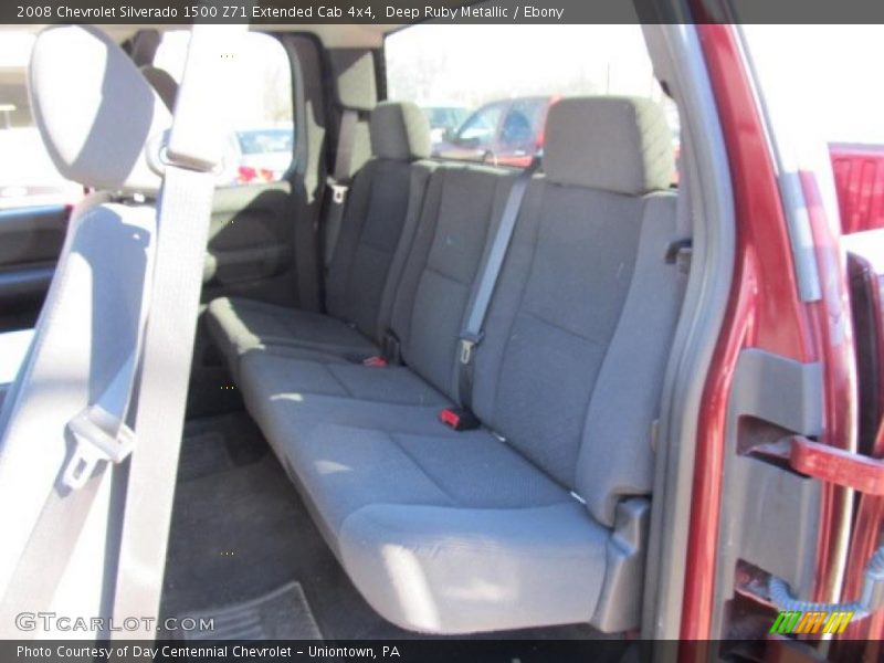 Deep Ruby Metallic / Ebony 2008 Chevrolet Silverado 1500 Z71 Extended Cab 4x4