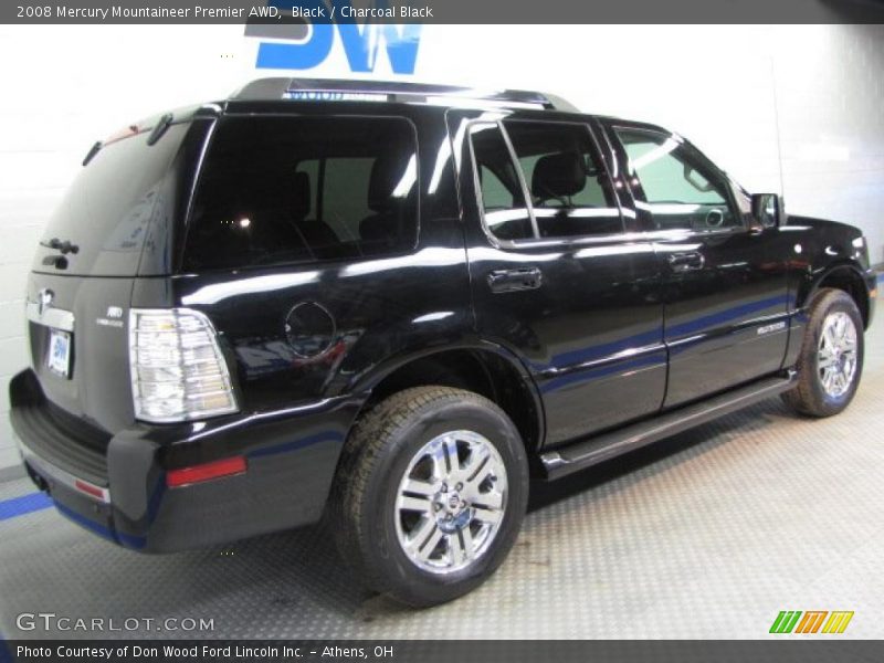 Black / Charcoal Black 2008 Mercury Mountaineer Premier AWD