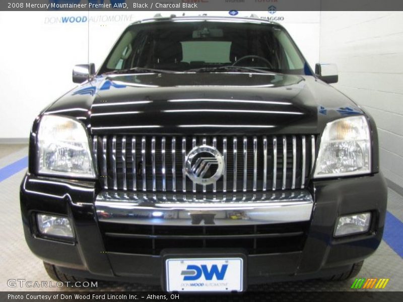 Black / Charcoal Black 2008 Mercury Mountaineer Premier AWD