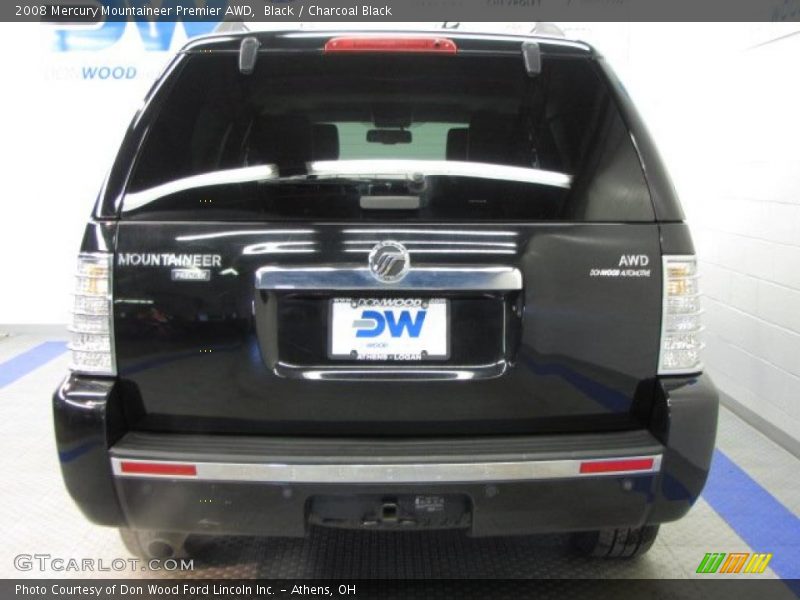 Black / Charcoal Black 2008 Mercury Mountaineer Premier AWD