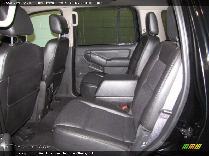 Black / Charcoal Black 2008 Mercury Mountaineer Premier AWD