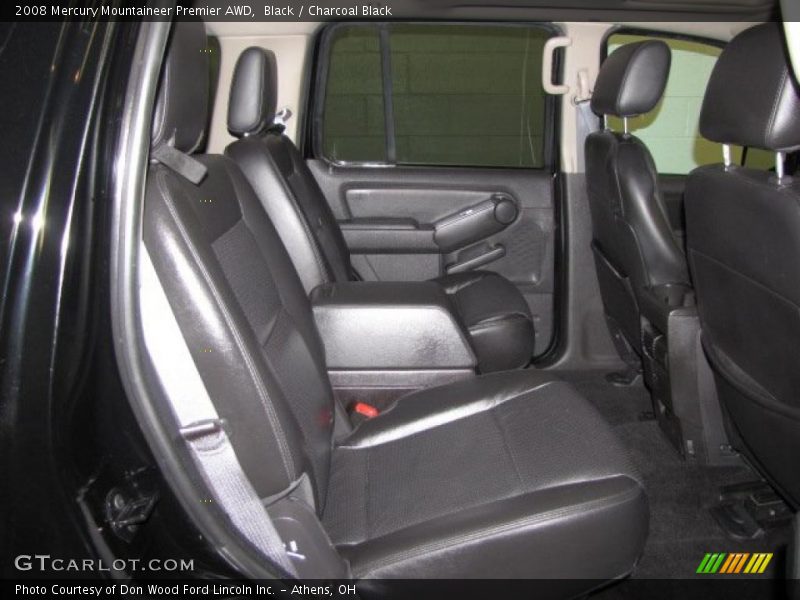 Black / Charcoal Black 2008 Mercury Mountaineer Premier AWD