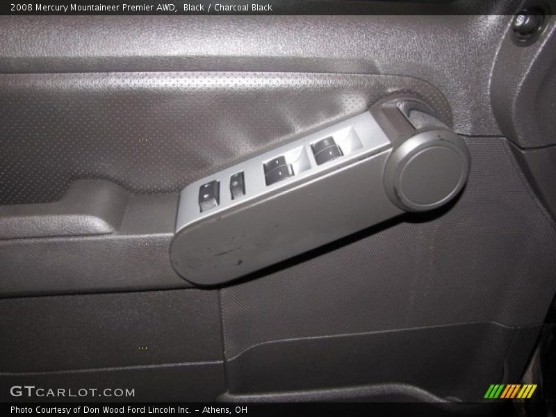 Black / Charcoal Black 2008 Mercury Mountaineer Premier AWD