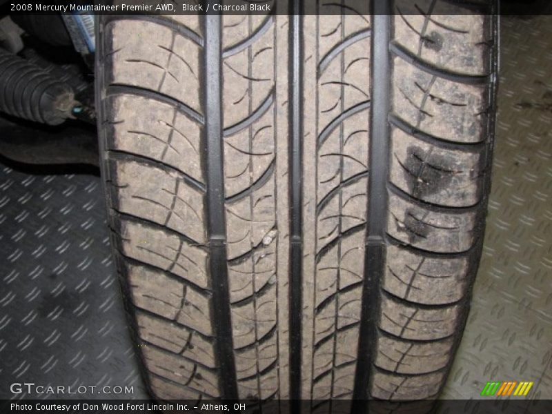 Black / Charcoal Black 2008 Mercury Mountaineer Premier AWD