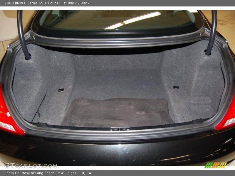  2008 6 Series 650i Coupe Trunk