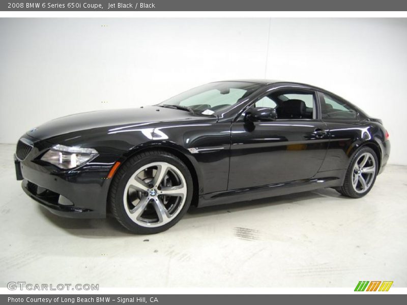 Jet Black / Black 2008 BMW 6 Series 650i Coupe