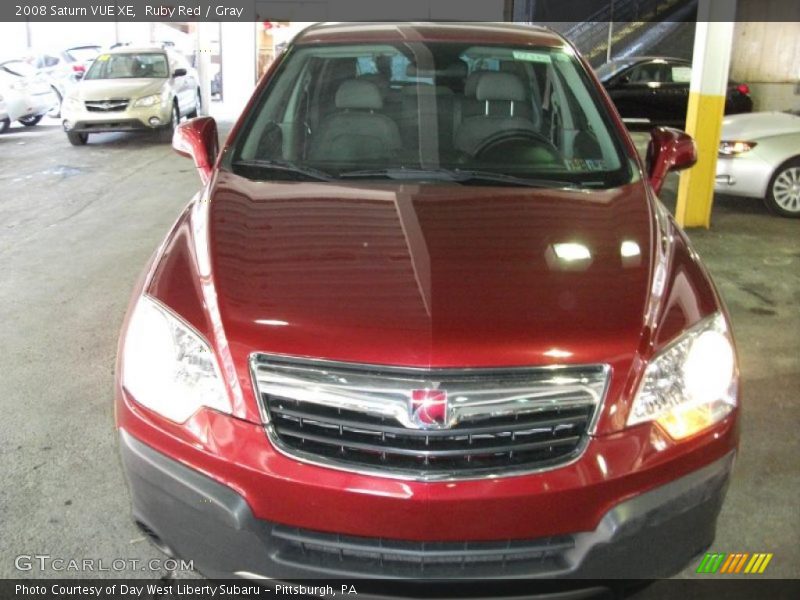 Ruby Red / Gray 2008 Saturn VUE XE