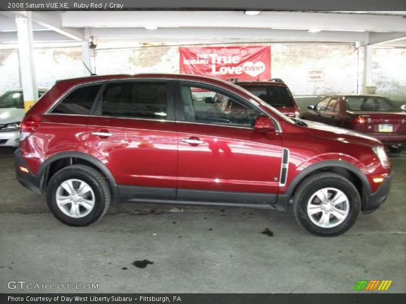 Ruby Red / Gray 2008 Saturn VUE XE