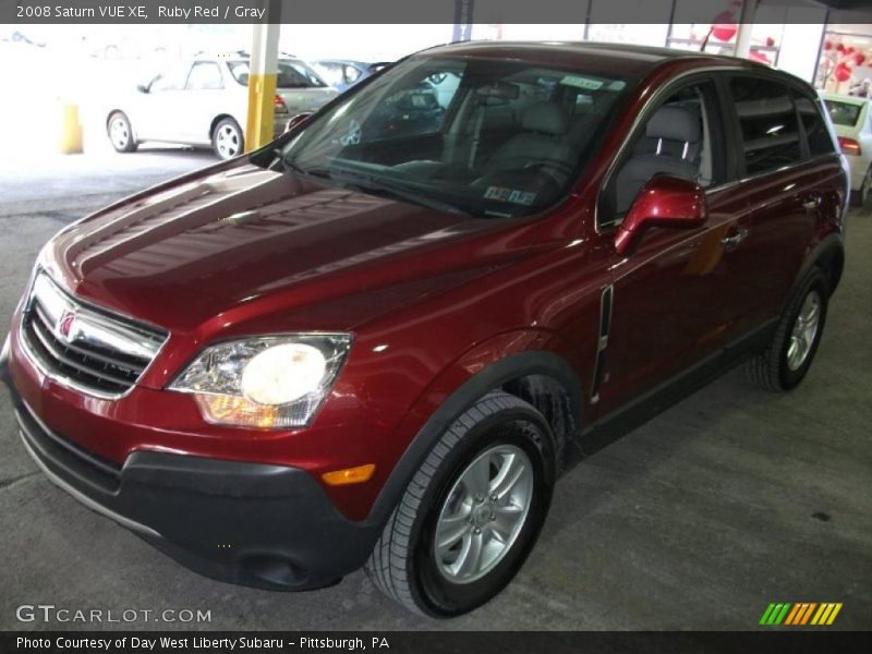 Ruby Red / Gray 2008 Saturn VUE XE