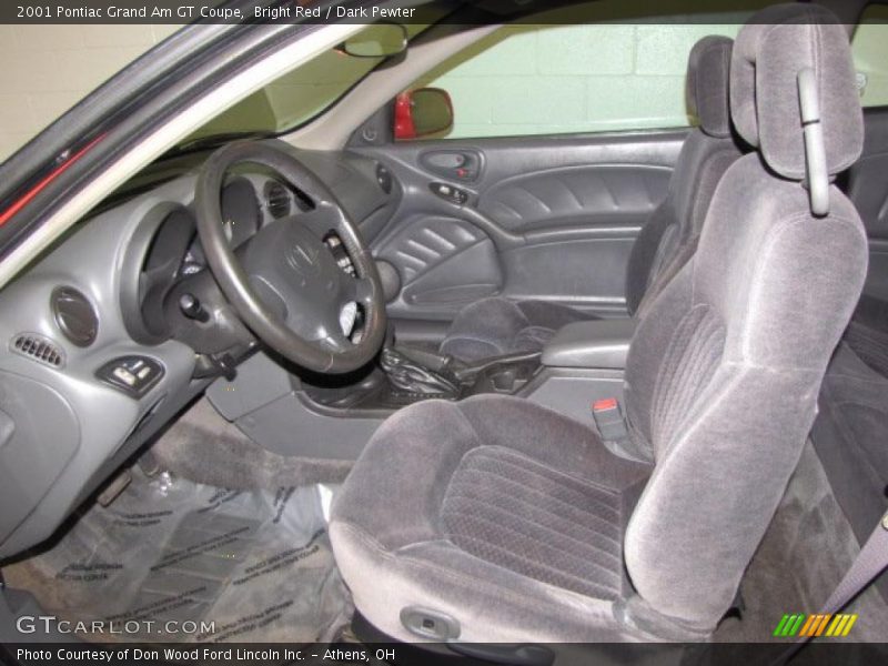  2001 Grand Am GT Coupe Dark Pewter Interior