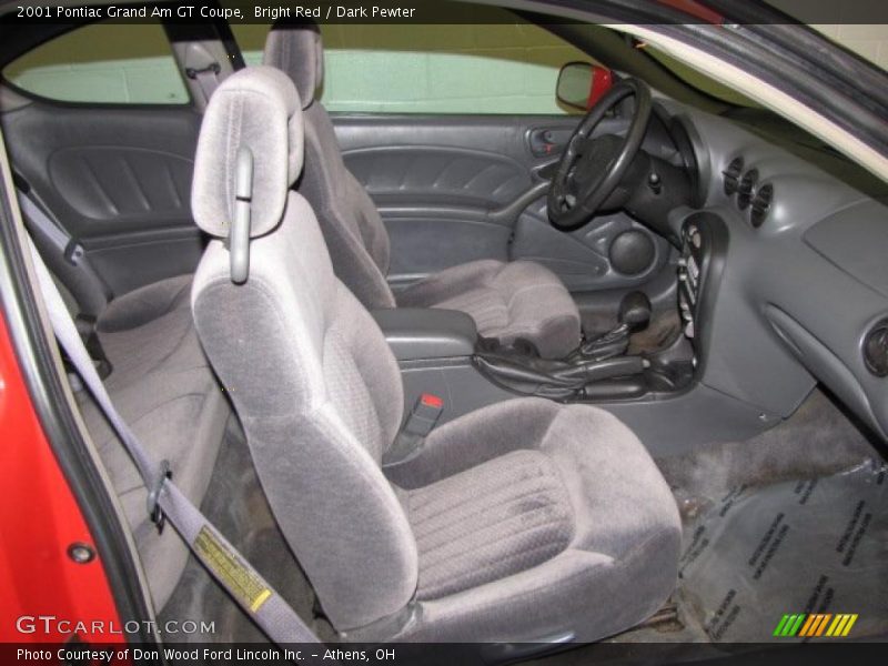  2001 Grand Am GT Coupe Dark Pewter Interior