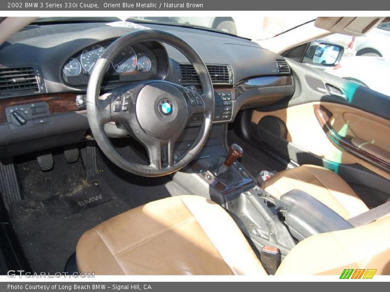 Natural Brown Interior - 2002 3 Series 330i Coupe 