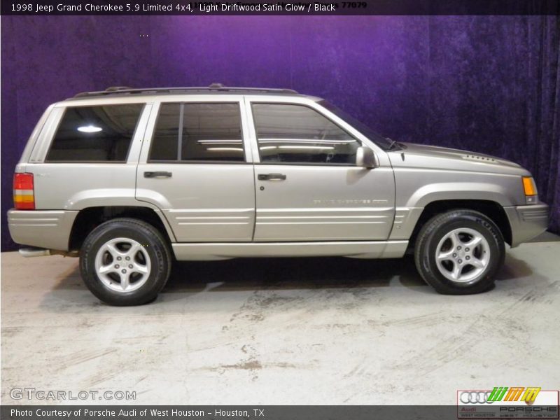 Light Driftwood Satin Glow / Black 1998 Jeep Grand Cherokee 5.9 Limited 4x4