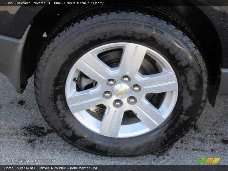 Black Granite Metallic / Ebony 2009 Chevrolet Traverse LT