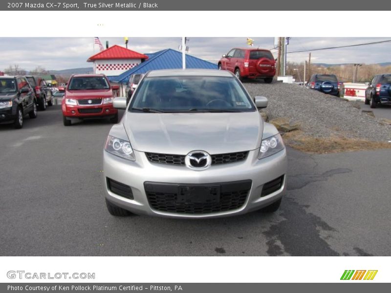 True Silver Metallic / Black 2007 Mazda CX-7 Sport