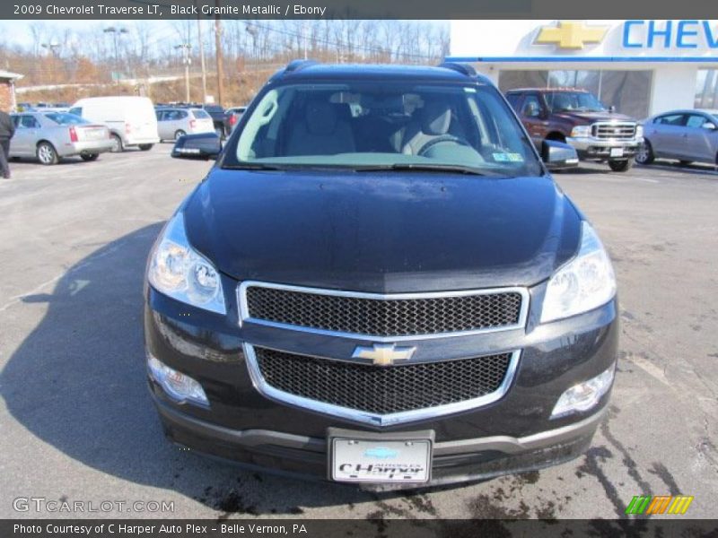Black Granite Metallic / Ebony 2009 Chevrolet Traverse LT