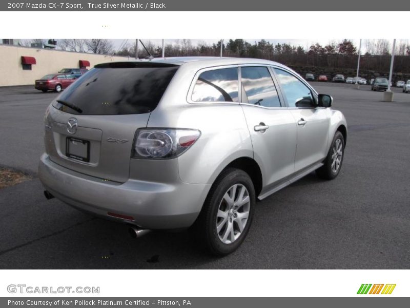 True Silver Metallic / Black 2007 Mazda CX-7 Sport