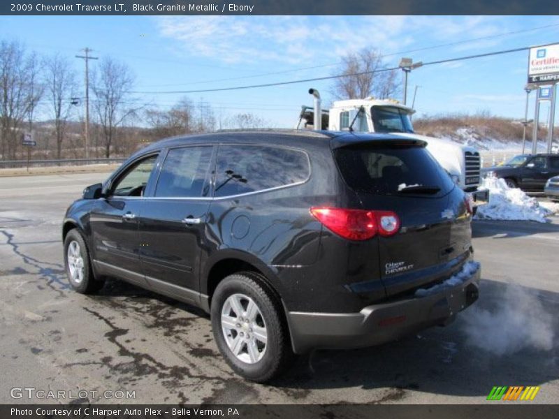 Black Granite Metallic / Ebony 2009 Chevrolet Traverse LT