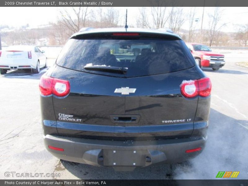 Black Granite Metallic / Ebony 2009 Chevrolet Traverse LT