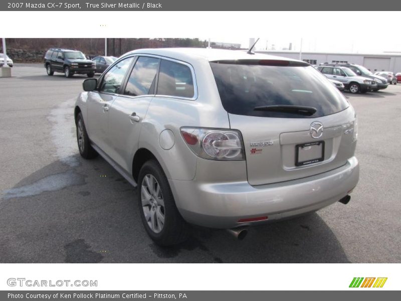 True Silver Metallic / Black 2007 Mazda CX-7 Sport