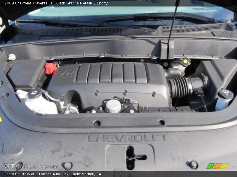Black Granite Metallic / Ebony 2009 Chevrolet Traverse LT