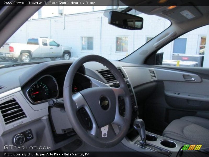 Black Granite Metallic / Ebony 2009 Chevrolet Traverse LT