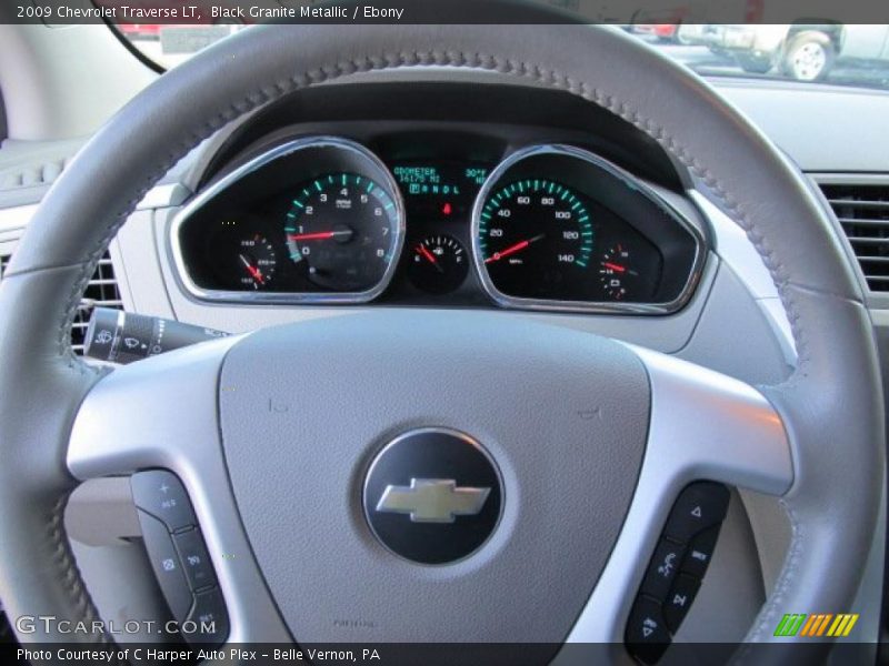 Black Granite Metallic / Ebony 2009 Chevrolet Traverse LT