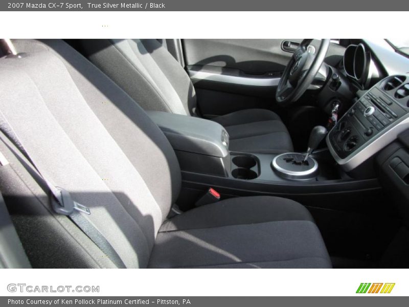 True Silver Metallic / Black 2007 Mazda CX-7 Sport
