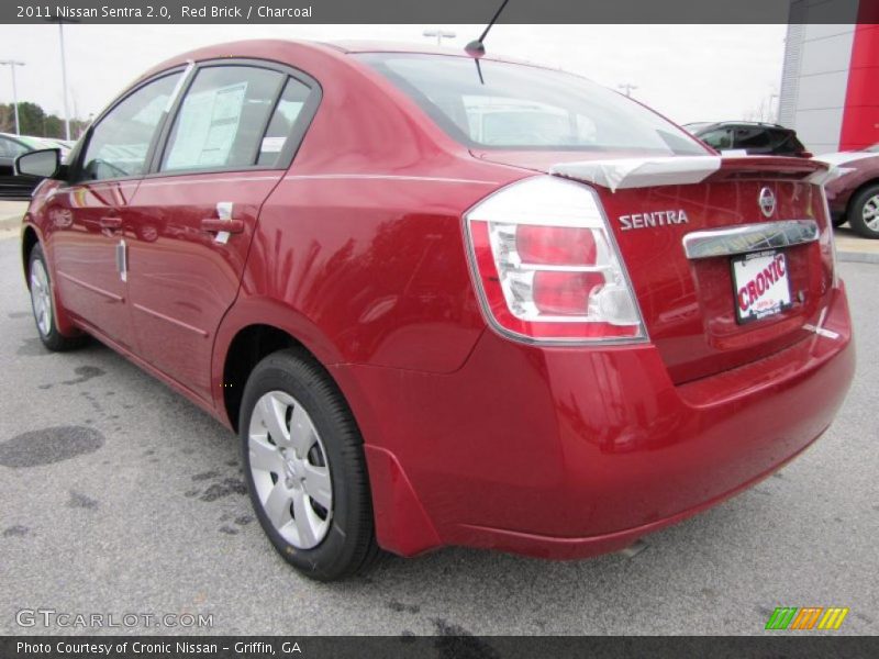Red Brick / Charcoal 2011 Nissan Sentra 2.0