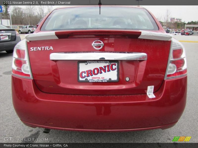 Red Brick / Charcoal 2011 Nissan Sentra 2.0