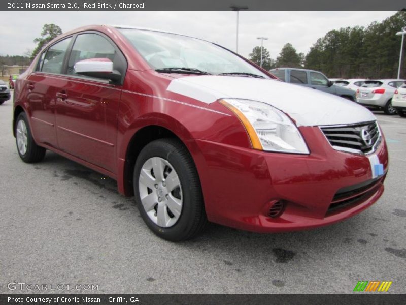 Red Brick / Charcoal 2011 Nissan Sentra 2.0