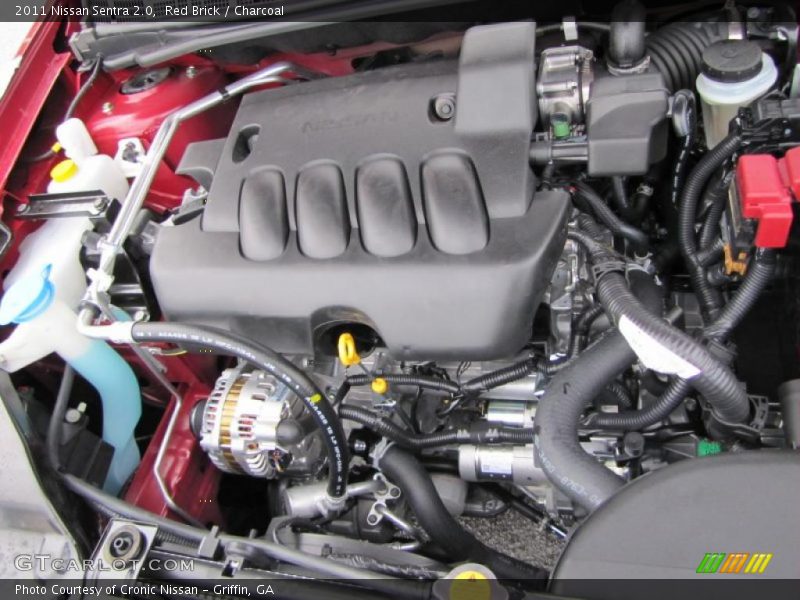 Red Brick / Charcoal 2011 Nissan Sentra 2.0