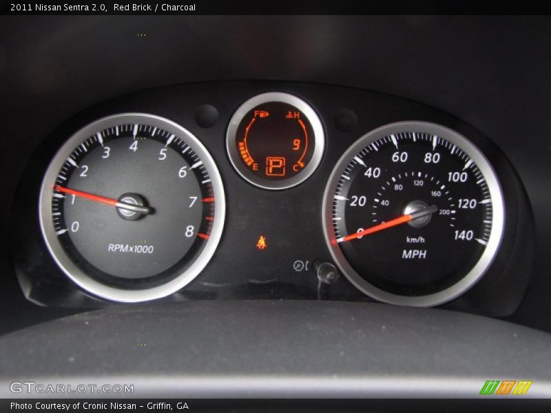 Red Brick / Charcoal 2011 Nissan Sentra 2.0