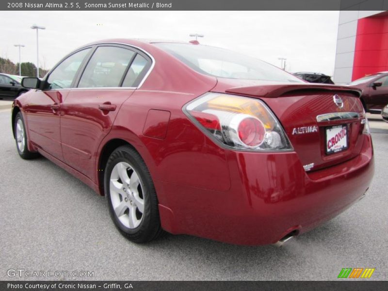 Sonoma Sunset Metallic / Blond 2008 Nissan Altima 2.5 S