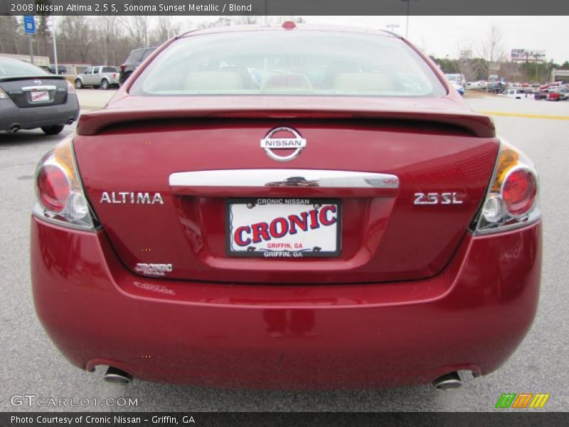 Sonoma Sunset Metallic / Blond 2008 Nissan Altima 2.5 S