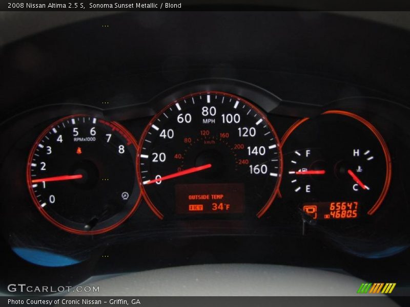 Sonoma Sunset Metallic / Blond 2008 Nissan Altima 2.5 S