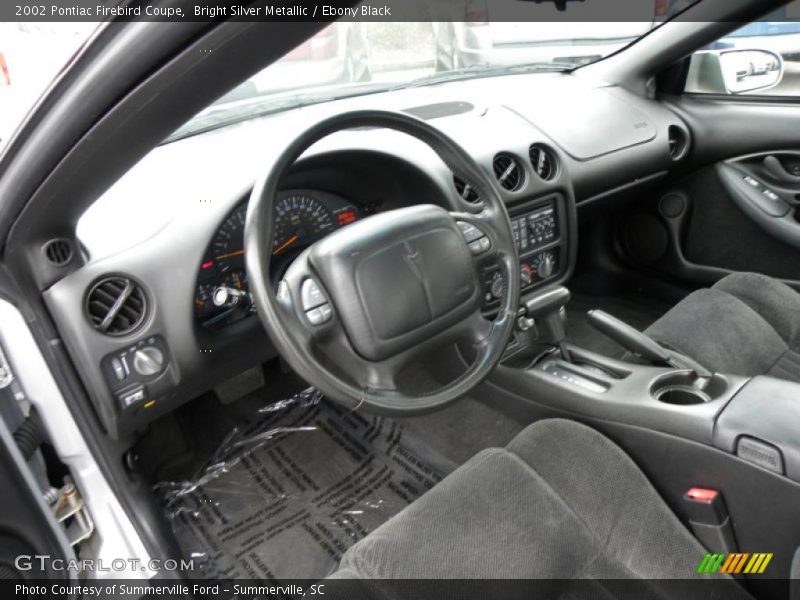 Ebony Black Interior - 2002 Firebird Coupe 