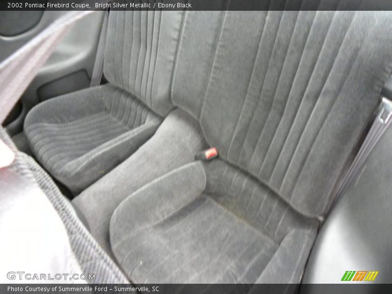  2002 Firebird Coupe Ebony Black Interior