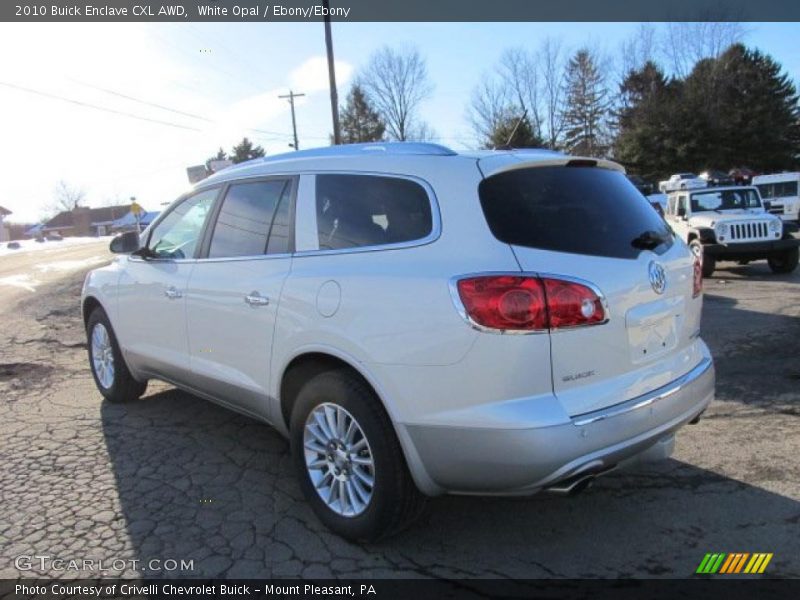 White Opal / Ebony/Ebony 2010 Buick Enclave CXL AWD