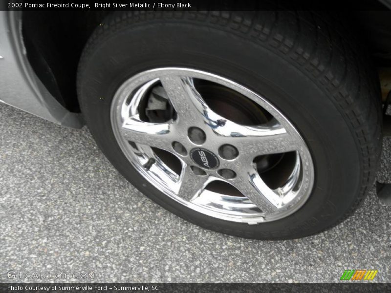 Bright Silver Metallic / Ebony Black 2002 Pontiac Firebird Coupe