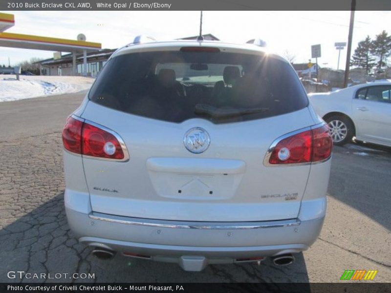 White Opal / Ebony/Ebony 2010 Buick Enclave CXL AWD