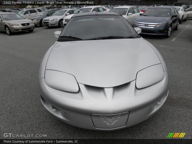 Bright Silver Metallic / Ebony Black 2002 Pontiac Firebird Coupe