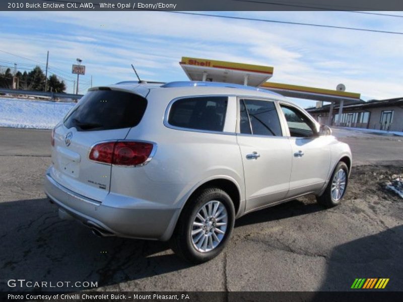 White Opal / Ebony/Ebony 2010 Buick Enclave CXL AWD