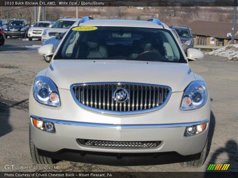 White Opal / Ebony/Ebony 2010 Buick Enclave CXL AWD