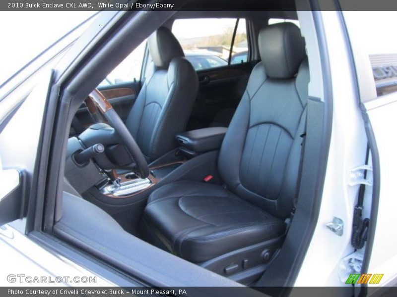 White Opal / Ebony/Ebony 2010 Buick Enclave CXL AWD