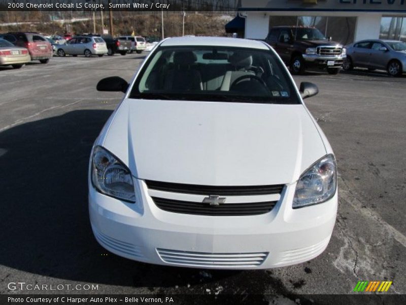 Summit White / Gray 2008 Chevrolet Cobalt LS Coupe